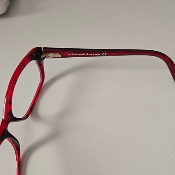 Kate Spade Catalina 0FN1 135  Red Frame Only - Picture 5 of 6
